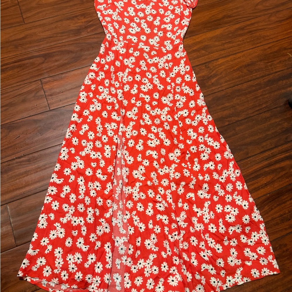 Reformation Scarlet Floral Midi Dress - Picture 4 of 9